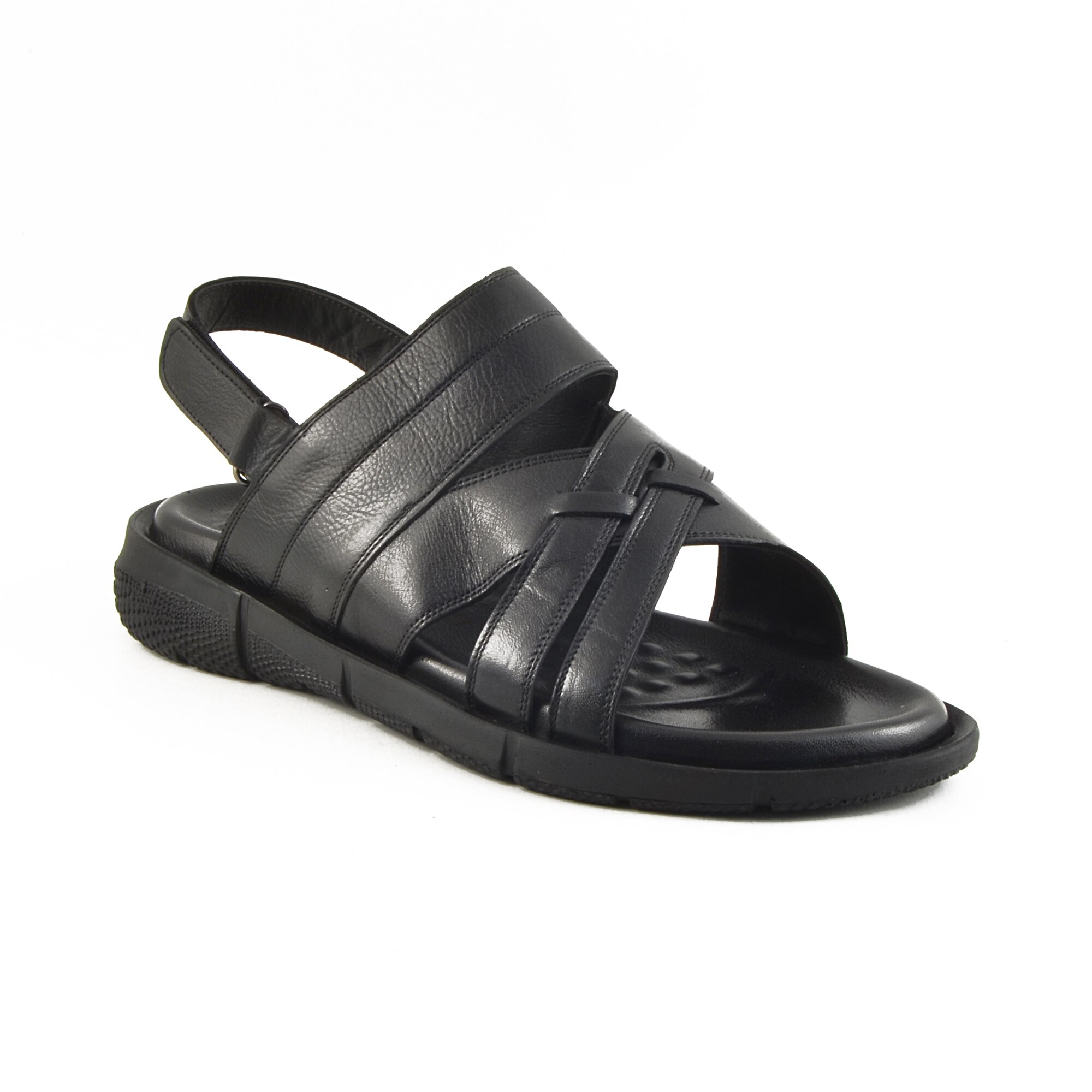 Sandale barbati Rinascenti, 29-375, Negru