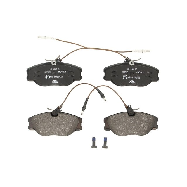 Placute frana PEUGEOT EXPERT platou sasiu 223 ATE 13046029782