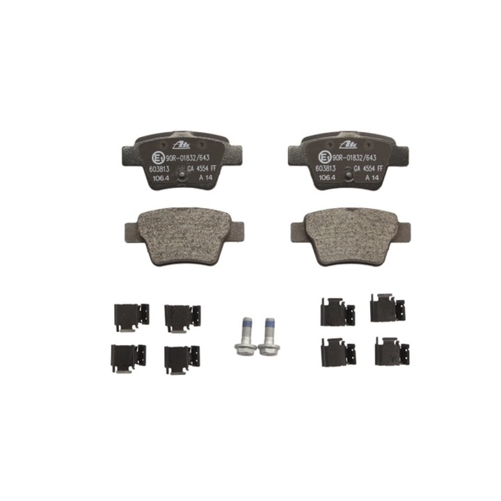 Накладки PEUGEOT 207 WA WC ATE 13046038132