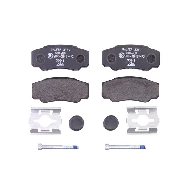 Placute frana FIAT DUCATO bus 230 ATE 13046049802