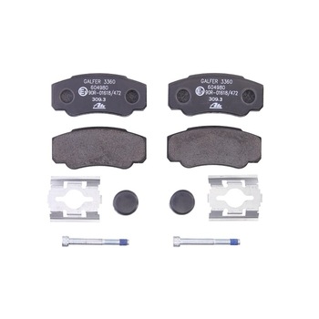 Placute frana FIAT DUCATO caroserie 244 ATE 13046049802 Placute frana FIAT DUCATO caroserie 244 ATE 13046049802