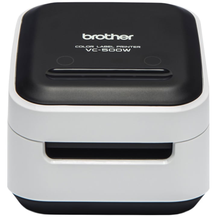 BROTHER VC-500W ZINK Zero-ink címkenyomtató, színes, 8 mm/mp, USB/Wifi, 303dpi, PT Editor Lite, CK címke