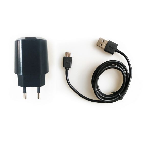 Incarcator priza 2Usb 2.4A + MicroUsb,negru