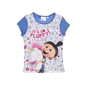 Tricou bumbac, fete, Agnes, Minions, multicolor Tricou bumbac, fete, Agnes, Minions, multicolor