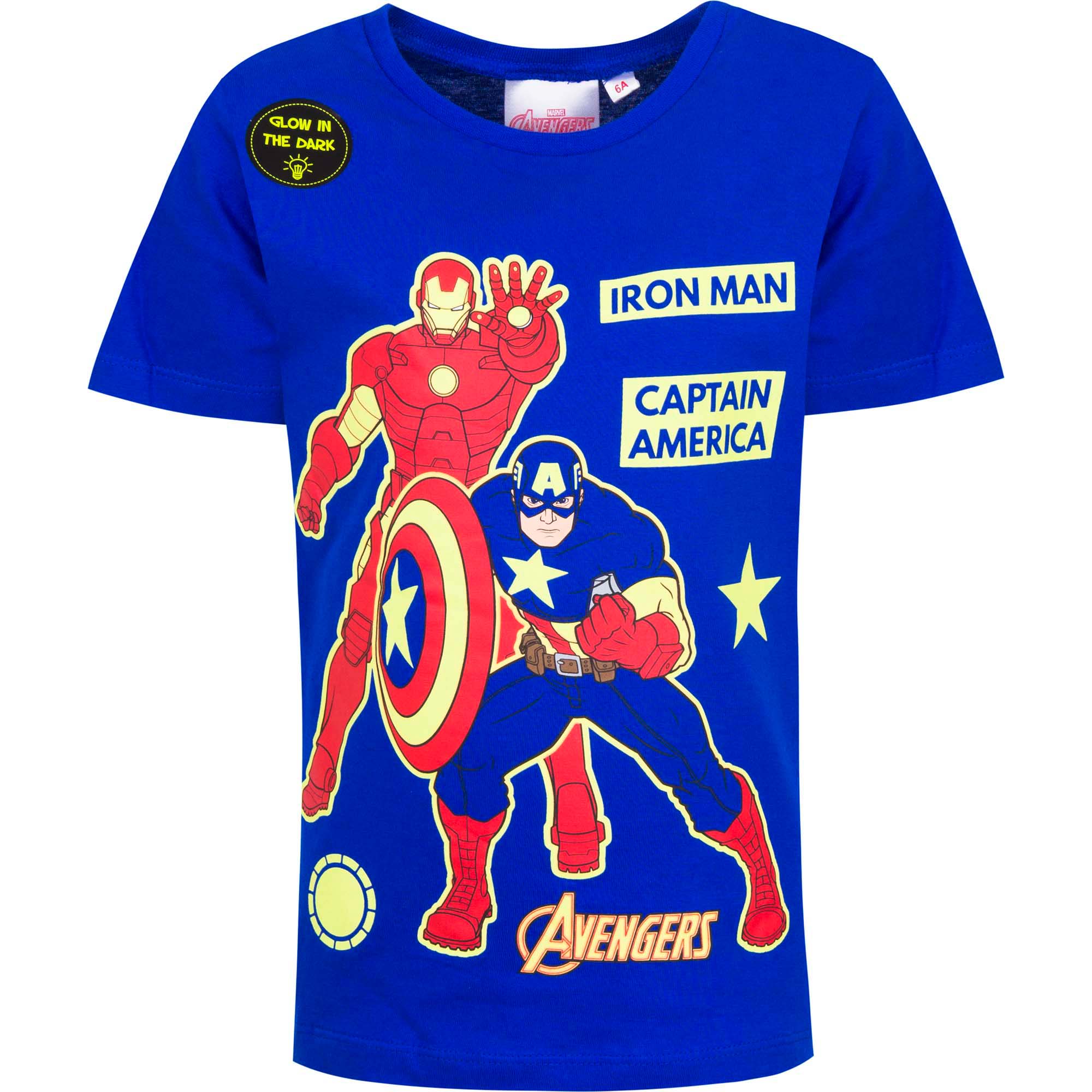 Tricou copii Avengers, Albastru