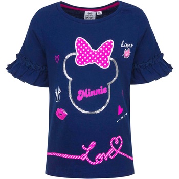 Tricou fetite, Minnie, Albastru, 104 CM Tricou fetite, Minnie, Albastru, 104 CM