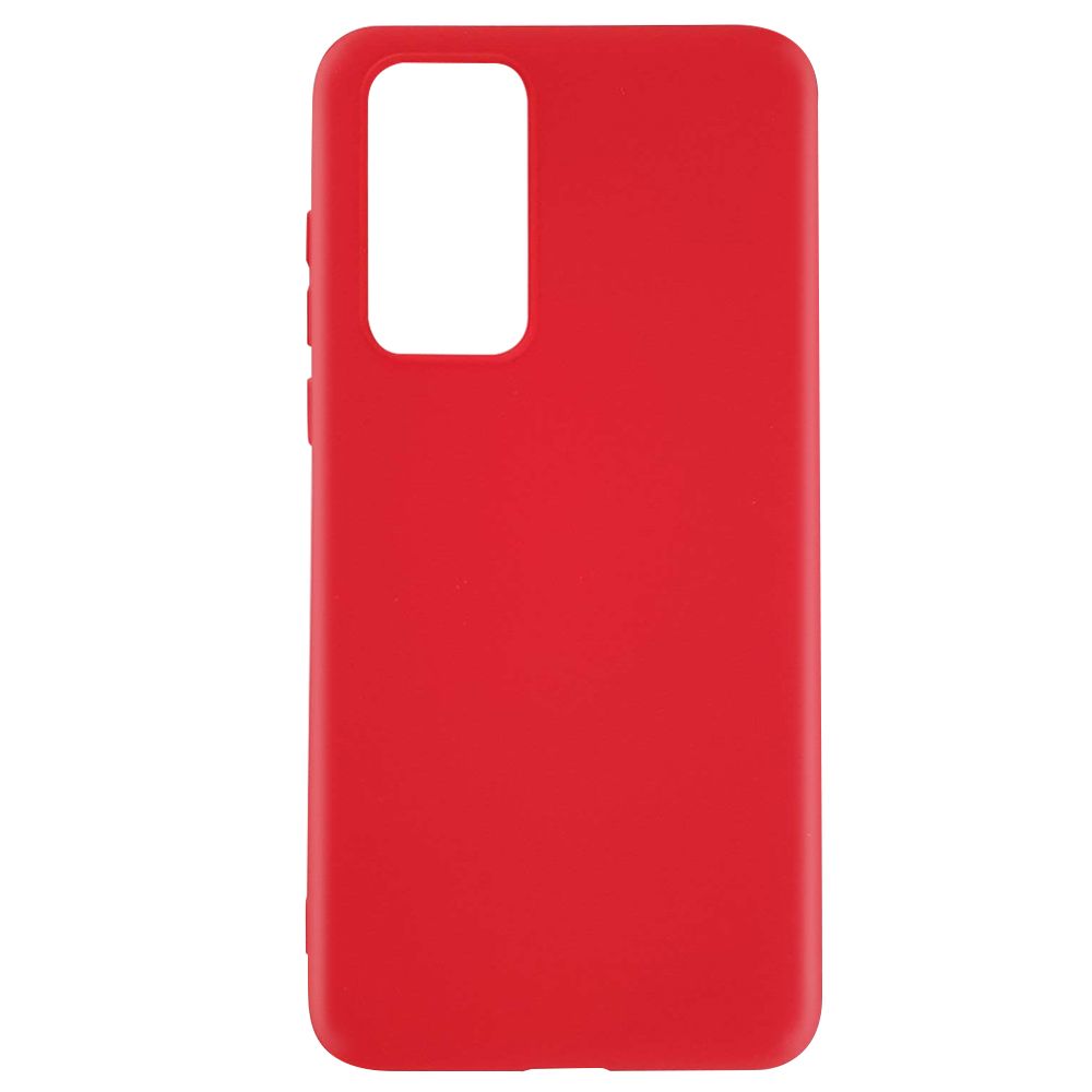 Husa de protectie Lemontti Silicon Silky pentru Huawei P40, Rosu