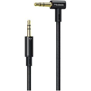 Cablu de date Mcdodo Audio Diamond Series Right Angle Jack 3.5mm, Black Cablu de date Mcdodo Audio Diamond Series Right Angle Jack 3.5mm, Black