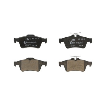 Placute frana RENAULT LAGUNA III BT0 1 ATE 13047072512 Placute frana RENAULT LAGUNA III BT0 1 ATE 13047072512