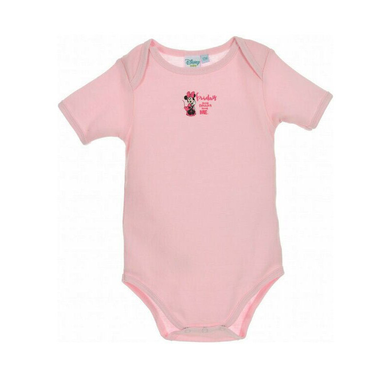 Body maneca scurta, Minnie, Friday, roz