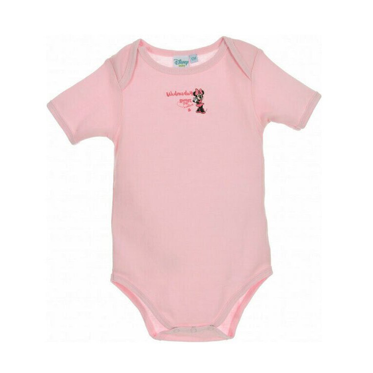 Body maneca scurta, Minnie, Wednesday, roz