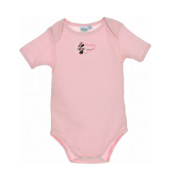 Body maneca scurta, Minnie, Monday, roz