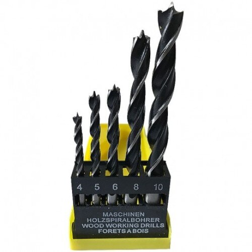 Burghiu Lemn Set 5 (4, 5, 6, 8, 10 Mm)