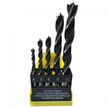 Burghiu Lemn Set 5 (4, 5, 6, 8, 10 Mm) Burghiu Lemn Set 5 (4, 5, 6, 8, 10 Mm)
