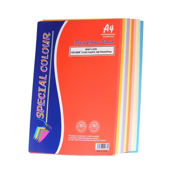 Carton colorat 160 g , format A4 , set 100 coli, 10 culori Carton colorat 160 g , format A4 , set 100 coli, 10 culori