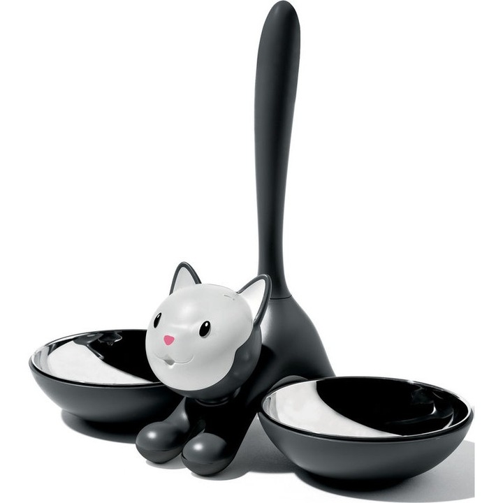 Купичка за котки TIGRITO, ALESSI, 0.55 L, Сива