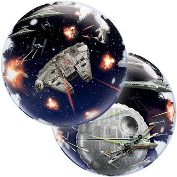 Balon Double Bubble 61cm Star Wars, Qualatex, 1 buc Balon Double Bubble 61cm Star Wars, Qualatex, 1 buc