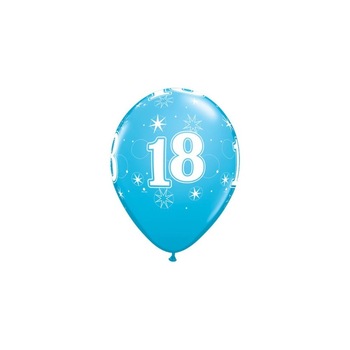 Set 5 Baloane 11'' inscriptionate 18 (Majorat), Qualatex Set 5 Baloane 11'' inscriptionate 18 (Majorat), Qualatex