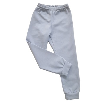 Pantaloni lungi din tricot, baieti, Mic Pitic, cu manseta, Denim Pantaloni lungi din tricot, baieti, Mic Pitic, cu manseta, Denim