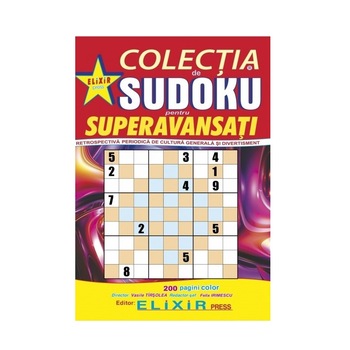 Colectia de sudoku pentru superavansati, 400 pagini, 2020 Colectia de sudoku pentru superavansati, 400 pagini, 2020