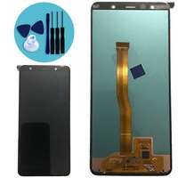 display cu touchscreen samsung a7 2018 a750 oled negru imagen 31_0_
0