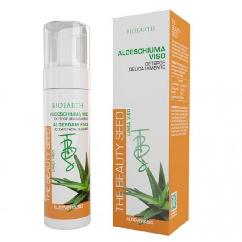 Spuma demachianta bio cu aloe si galbenele 200ml Bioaerth