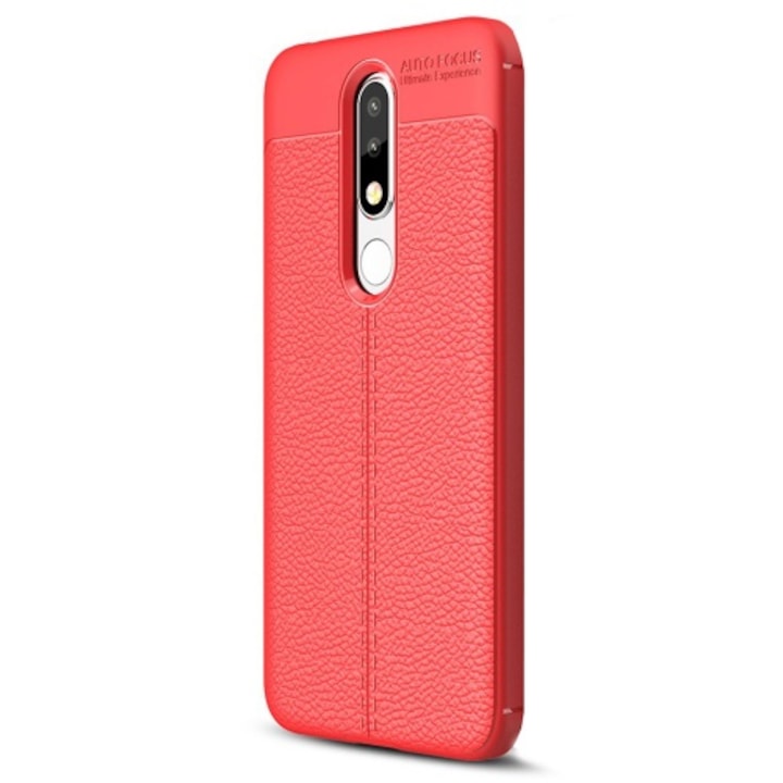 Gigapack gumi/szilikon tok Nokia 5.1 Plus (Nokia X5) készülékhez, piros