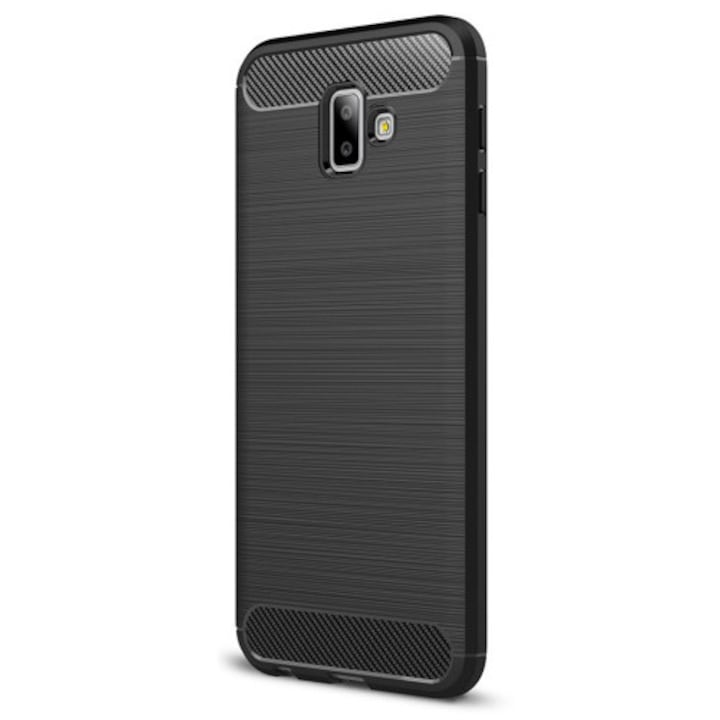 Gigapack telefonvédő gumi/szilikon tok Samsung Galaxy J6 Plus (J610F) készülékhez, fekete