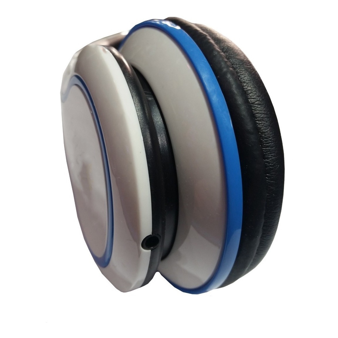 Casti cu fir elSales ELS-8558 , pliabile , Dynamic Sound , Pure Bass , alb/albastru