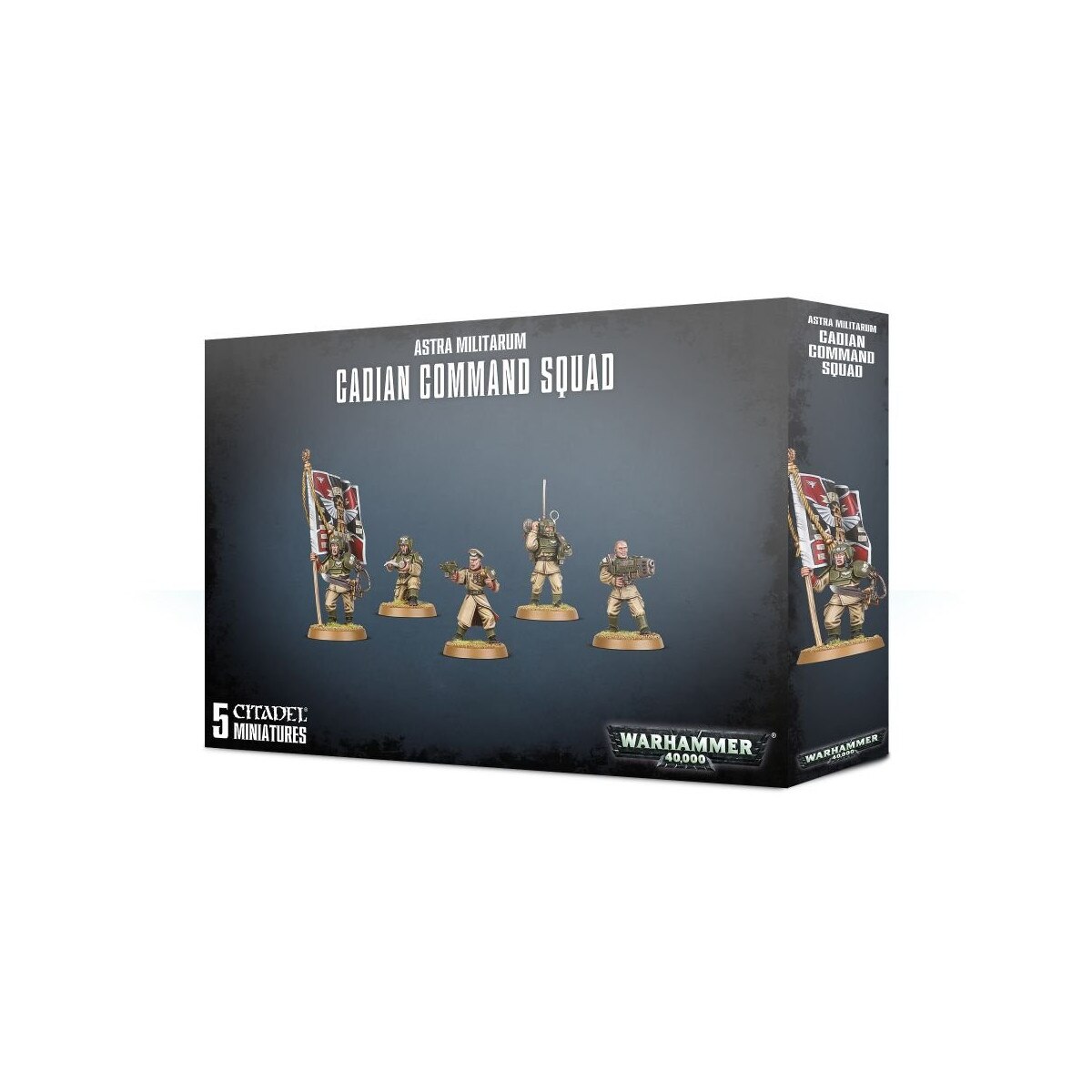 Pachet Miniaturi Warhammer 40k, Games Workshop, Astra Militarum Cadian Command Squad