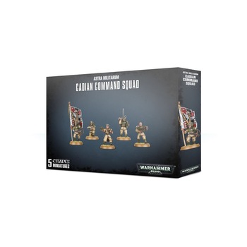 Pachet Miniaturi Warhammer 40k, Games Workshop, Astra Militarum Cadian Command Squad Pachet Miniaturi Warhammer 40k, Games Workshop, Astra Militarum Cadian Command Squad