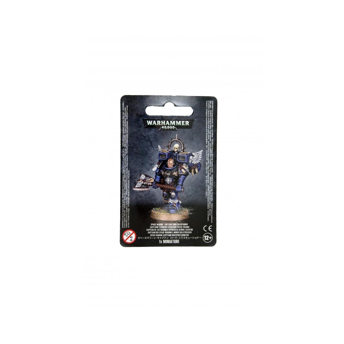 Miniatura Warhammer 40k, Games Workshop, Space Marine Captain Lord Executioner