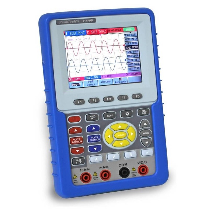 Oszcilloszkóp P1195 Peaktech 2x100 MHz