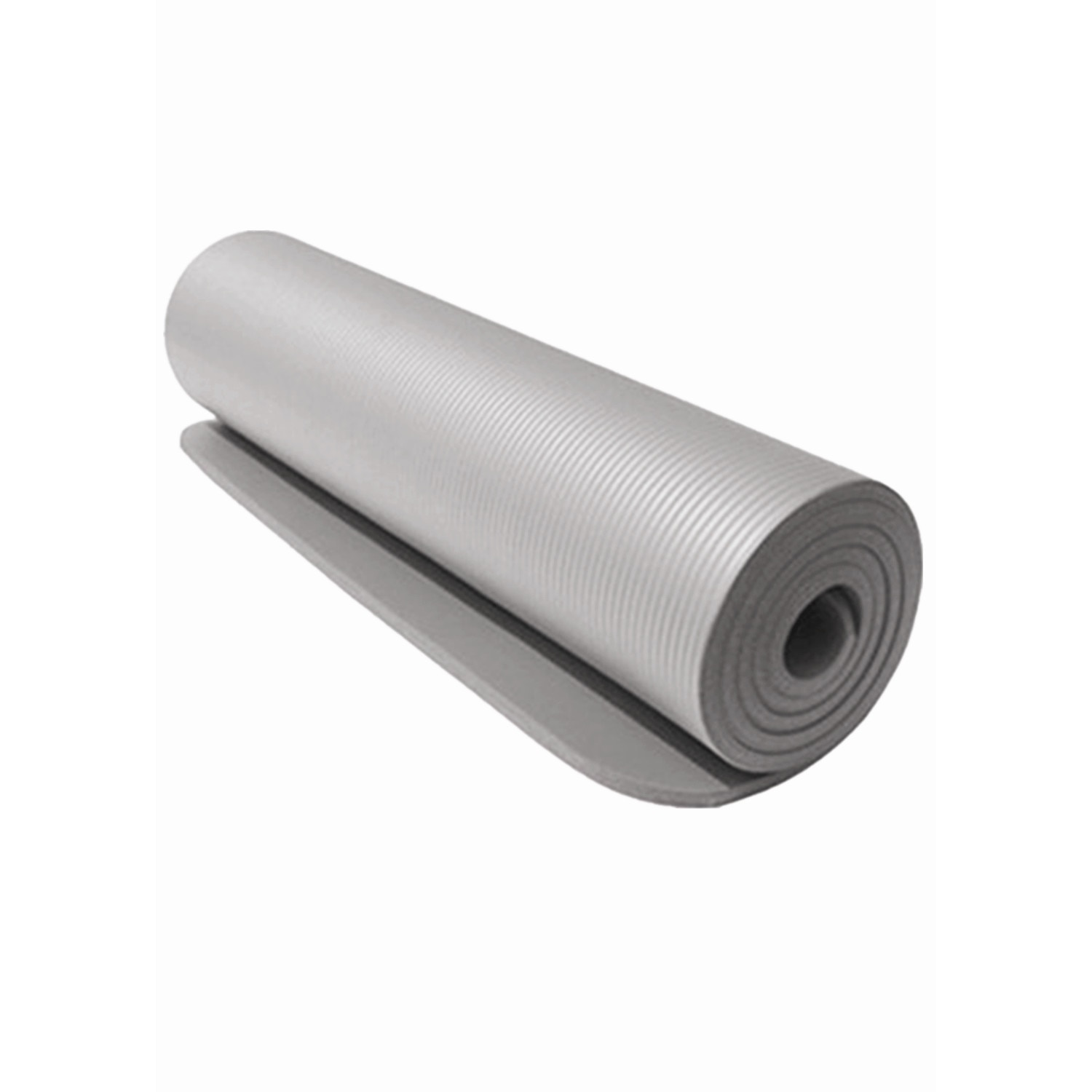 Covoras ingrosat pentru Yoga, Anself,Geanta din plasa, 183 x 61 x 1 cm, Gri