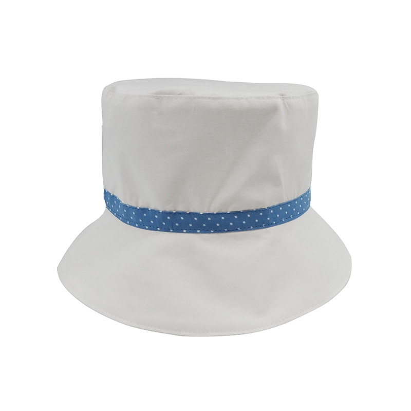 Palarie subtire alba de vara pentru baieti 1-3 ani, KidsDecor, 50 cm