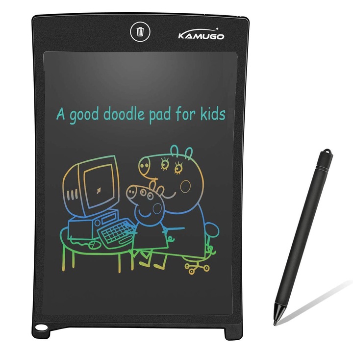 LCD Pyramid® tablet, 8,5 hüvelykes, írás és rajzolás gyerekeknek több színben, H8S, piros, több színben