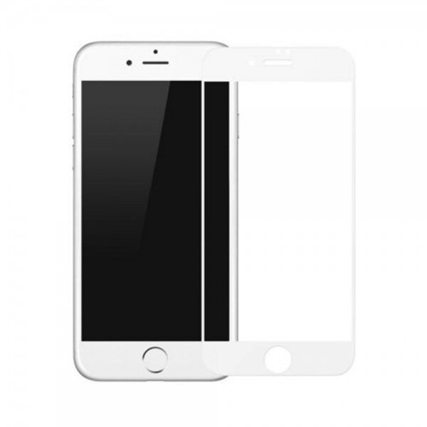 Folie sticla Full Cover Iphone 8,Alba