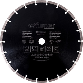 Panza circular Diamantata 355mm Evolution Evo Steel Prindere 25.4mm Grosime disc 3mm Disc continuu 4400 Rotatii pe minut Panza circular Diamantata 355mm Evolution Evo Steel Prindere 25.4mm Grosime disc 3mm Disc continuu 4400 Rotatii pe minut