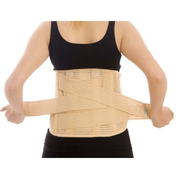Orteza lombosacrala de 26 cm latime cu centura suplimentara, Marime XXL, Circumferinta talie 110-120 cm, MorsaCyberg Orteza lombosacrala de 26 cm latime cu centura suplimentara, Marime XXL, Circumferinta talie 110-120 cm, MorsaCyberg