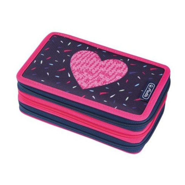 Herlitz Tropical Heart tolltartó, 31 részes, 3 emeletes