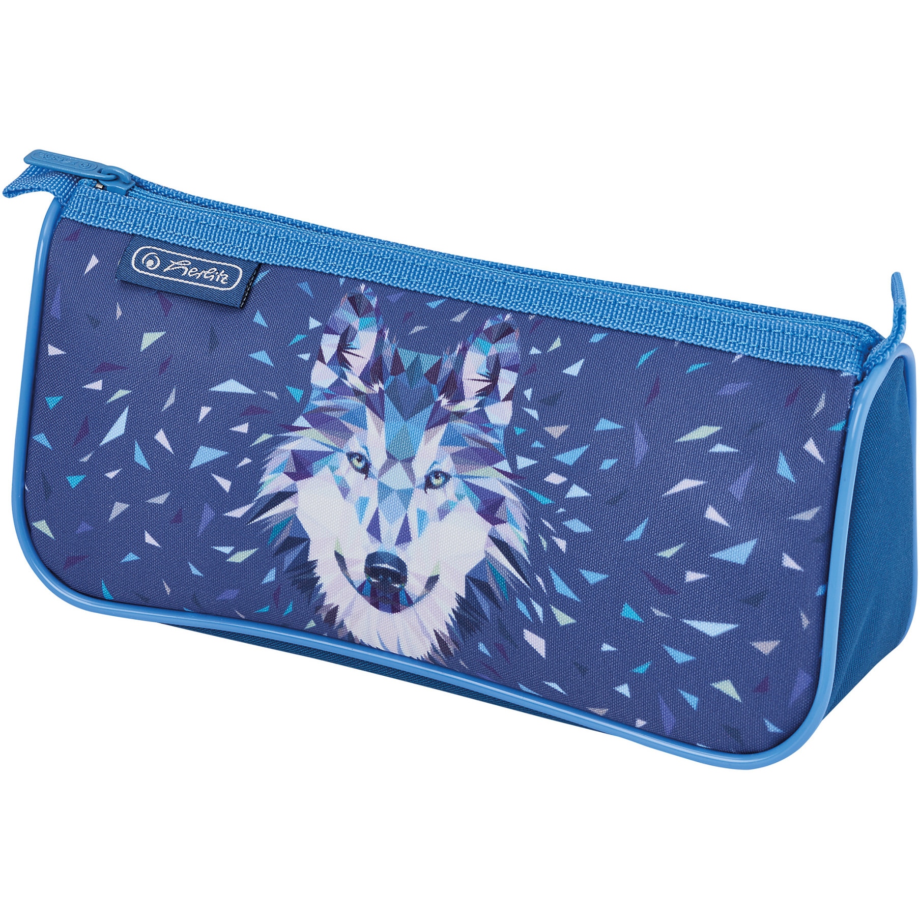 Penar Necessaire Herlitz, triunghiular sport, motiv Wild Animals Wolf