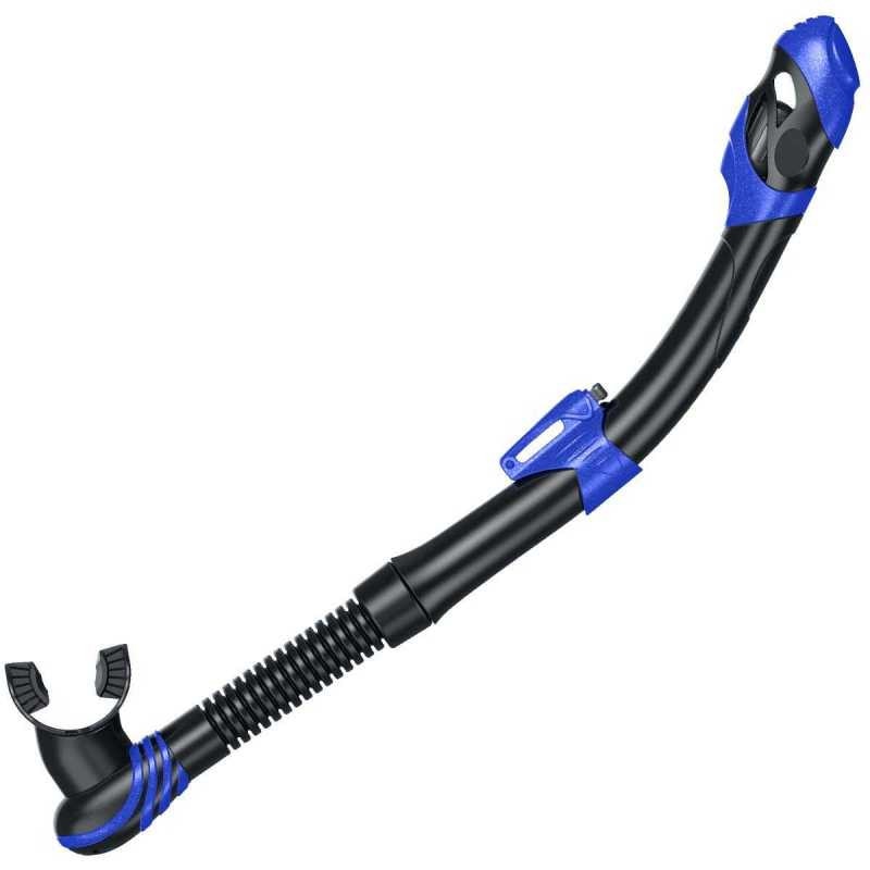 Snorkel Seac - VORTEX DRY Black, Albastru