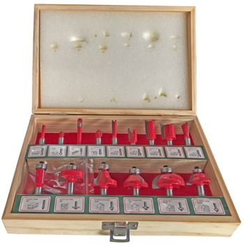 Trusa freze pentru lemn( set 15) Trusa freze pentru lemn( set 15)
