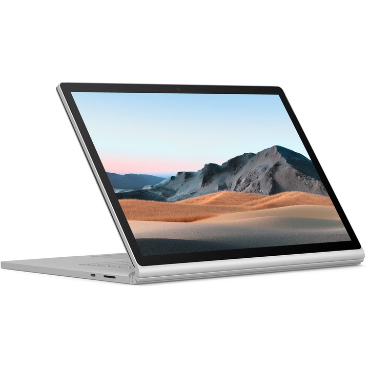 Лаптоп Microsoft Surface Book 3 с Intel Core i7-1065G7 (1.30/3.90 GHz, 8M), 16 GB, 256GB M.2 SSD, NVIDIA GTX 1660 Ti 6GB GDDR6, Windows 10 Home 64-bit, Сребрист