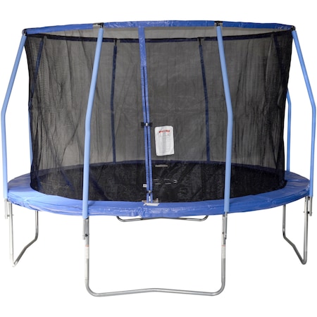 Trambulina agrement copii GameTime Sports, 12FT-366 cm, culoare albastru