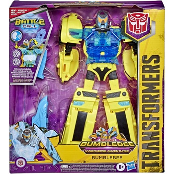 Figurina Transformers Cyberverse Battle Call - Bumblebee Officer, 25 cm Figurina Transformers Cyberverse Battle Call - Bumblebee Officer, 25 cm