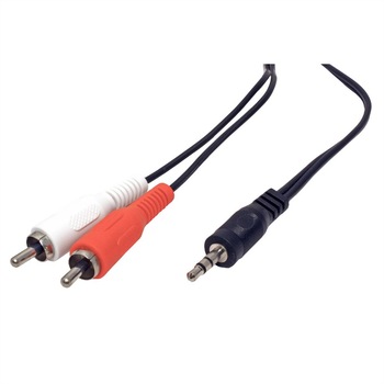 Cablu jack 3.5mm la 2 x RCA 1.5m, Value 11.99.4341 Cablu jack 3.5mm la 2 x RCA 1.5m, Value 11.99.4341