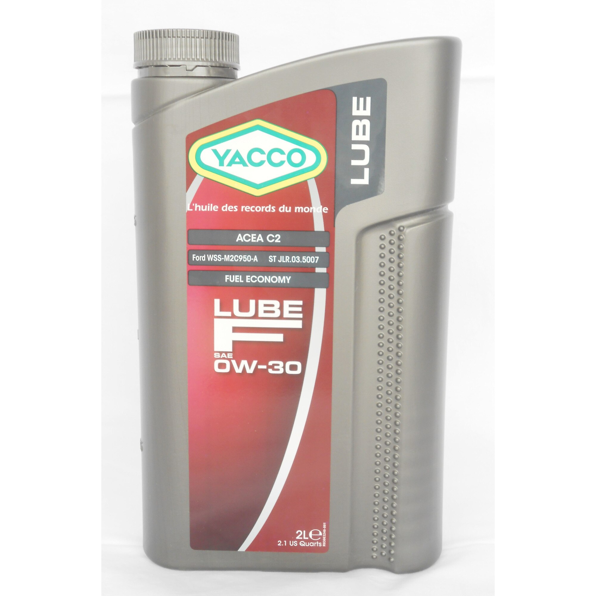 Ulei de motor Yacco LUBE F 0W30 , 100% sinteza, Low-SAPS, fabricat in Franta, omologat Ford WSS-M2C950-A - 2L