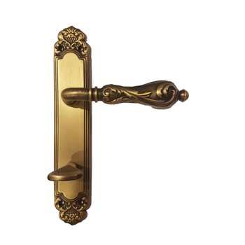 Maner usa interior, Verofer Luxor, cu sild 90mm, pentru baie, culoare bronz antichizat, material alama Maner usa interior, Verofer Luxor, cu sild 90mm, pentru baie, culoare bronz antichizat, material alama