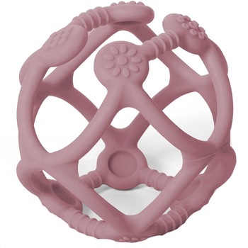 Jucarie pentru dentitie BabyOno 489/02, Roz Jucarie pentru dentitie BabyOno 489/02, Roz